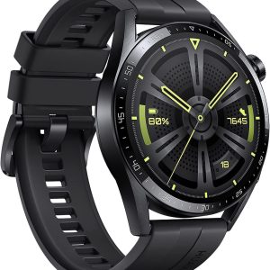 Huawei Watch GT 3 Smartwatch - 1.43" AMOLED Display, 14-Day Battery Life, All-Day SpO2 Monitoring, 5 ATM Water Resistant, GPS, AI Running Coach, Bluetooth Calling, and 100+ Sports Modes - Black